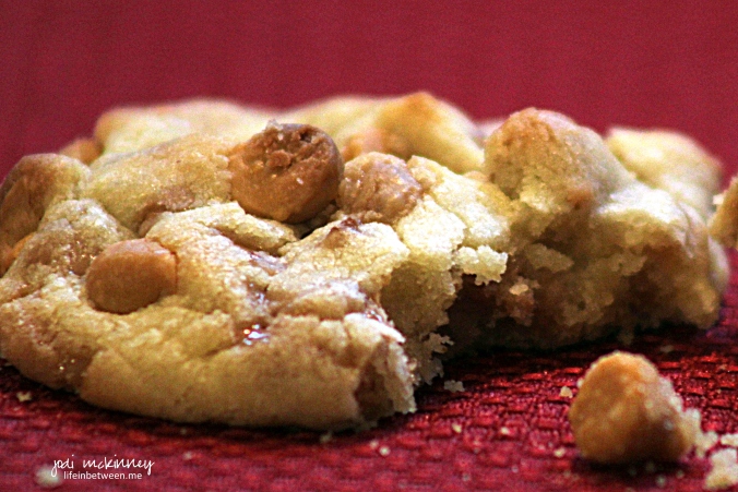 butterscotch toffee cookie