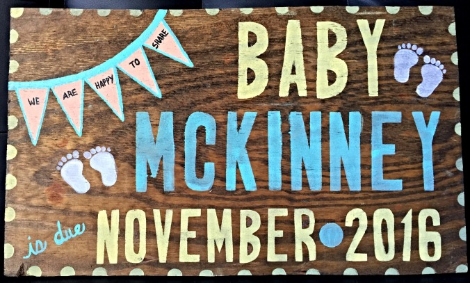 baby mckinney sign