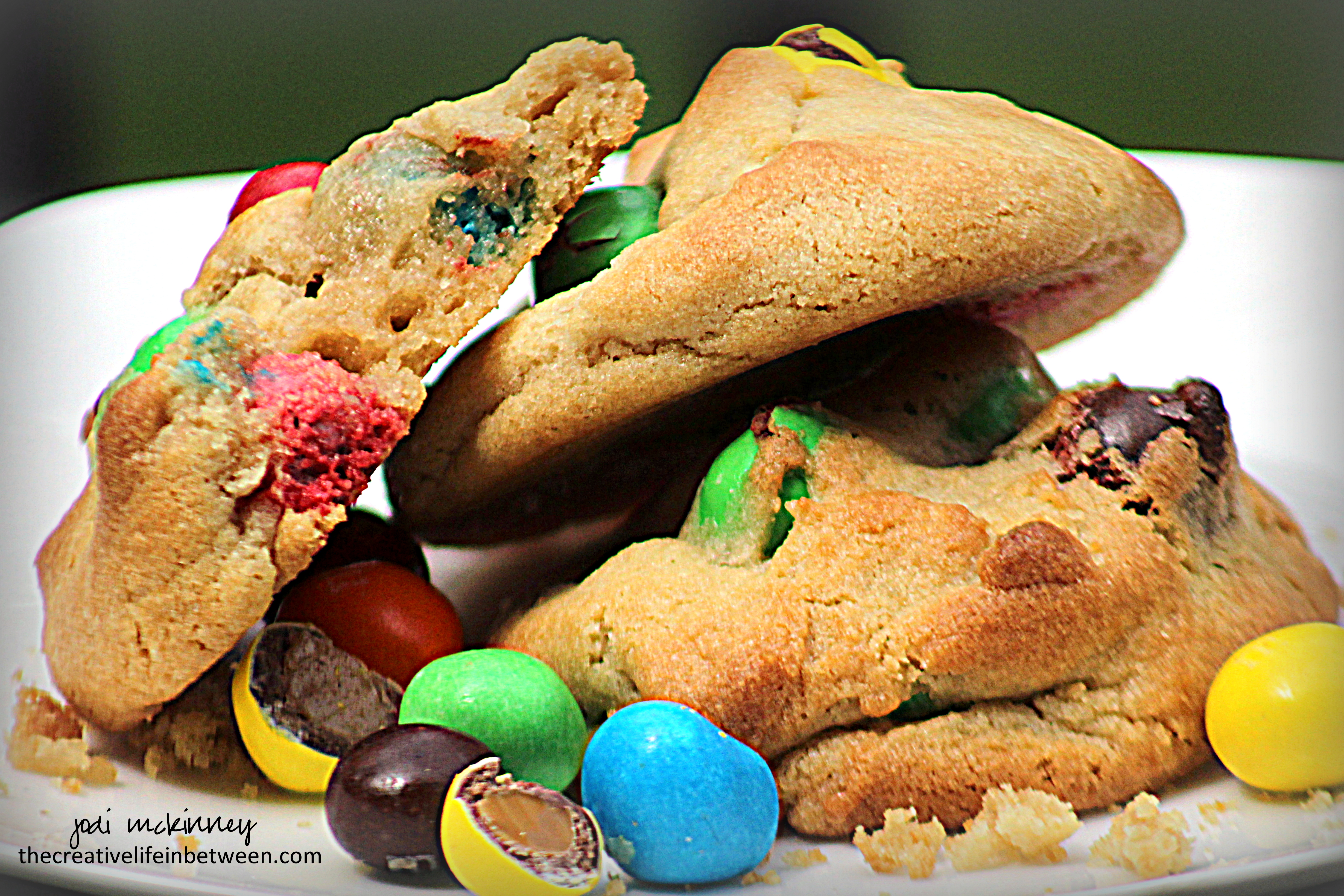 Outrageous Caramel M&M's Cookies - Rocky Mountain Cooking